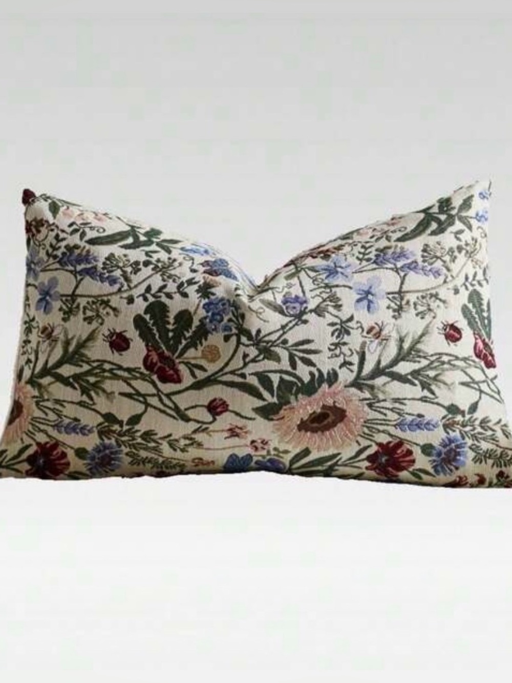 WIWO Home Textiles Pink Daisy Floral Pillow Covers | 12x20 | Set of 2